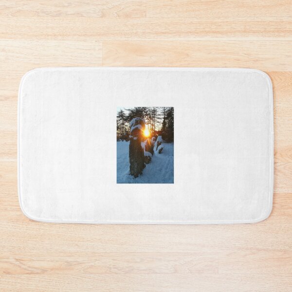 Item preview, Midwinter Sunset at a Stone Circle in Snow designed and sold by Bladup.