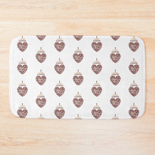 Item preview, I Love Coffee Bean Heart designed and sold by Archer25.