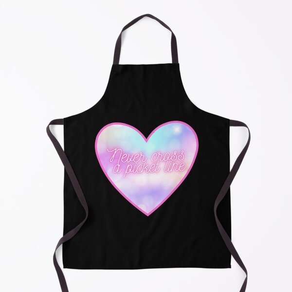 Item preview, Never Cross a Picket Line (Pink Heart) designed and sold by StabbyCat.