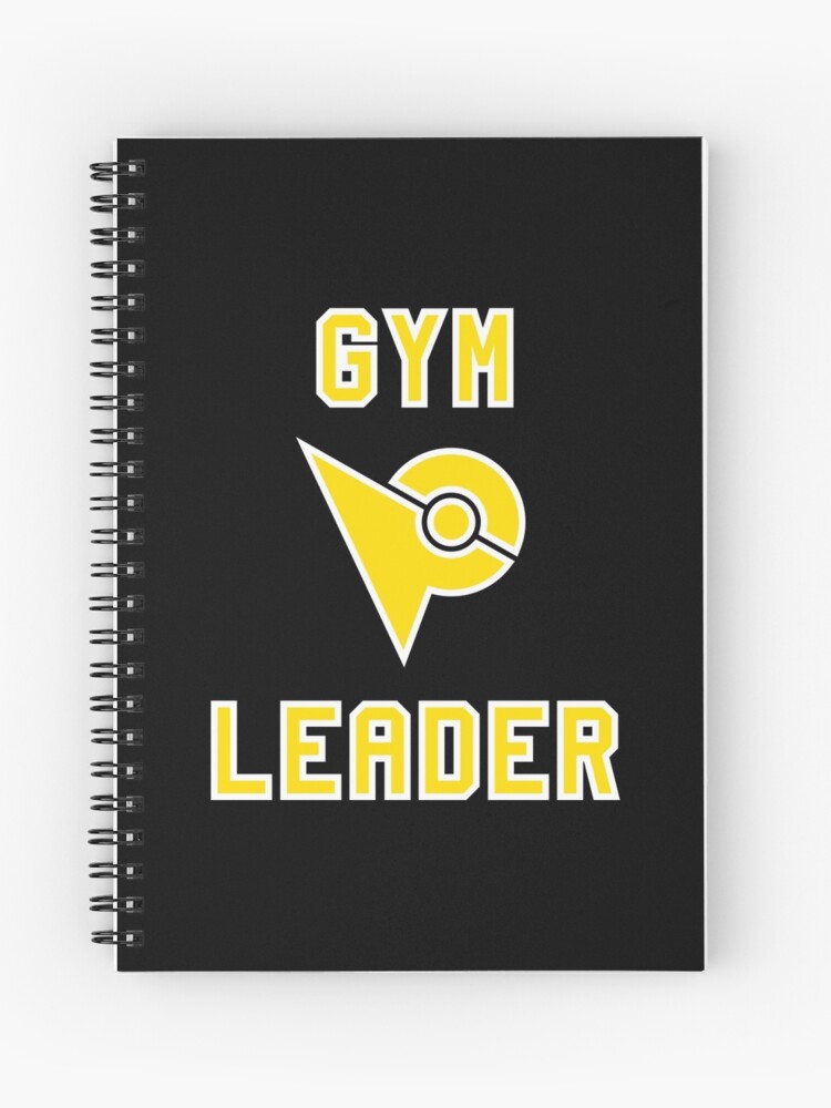 Pokemon Go Gym Leader Yellow Instinct Spiral Notebook By Mizzalien Redbubble