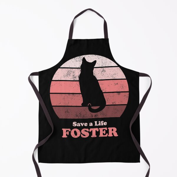 Item preview, Foster Cat Retro Sunset Pink designed and sold by MSwiftDesigns.