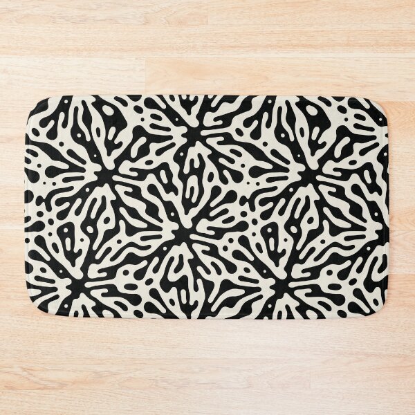 Item preview, Organic Matter, Abstract Pattern in Off White and Black designed and sold by meggydesigns.