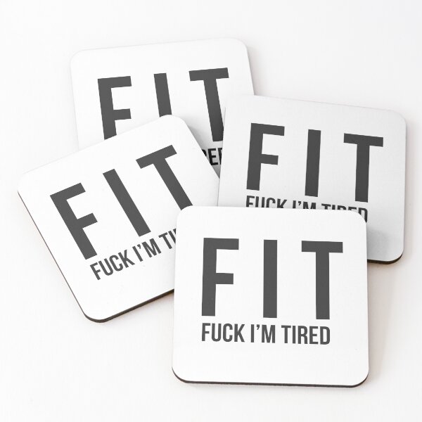 Item preview, Fit be fit aerobic fuck I am tired  designed and sold by Tropical Blood.