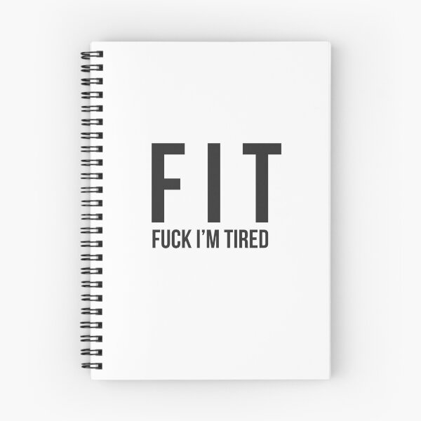 Item preview, Fit be fit aerobic fuck I am tired  designed and sold by Tropical Blood.