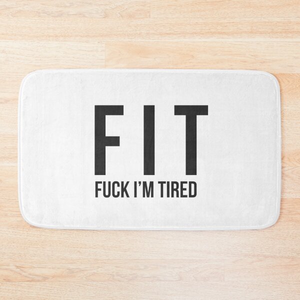 Item preview, Fit be fit aerobic fuck I am tired  designed and sold by Tropical Blood.