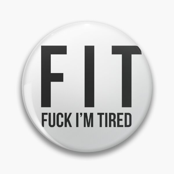 Artikelvorschau, Fit be fit aerobic fuck I am tired  entworfen und verkauft von Tropical Blood.