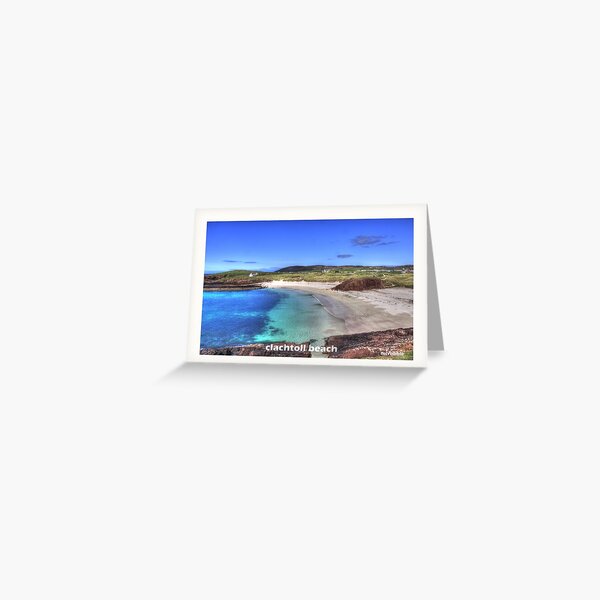 Clachtoll Beach Greeting Card