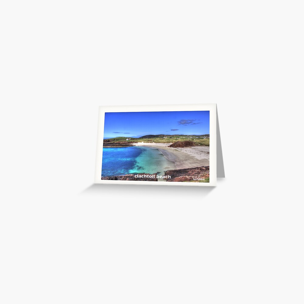 Clachtoll Beach Greeting Card