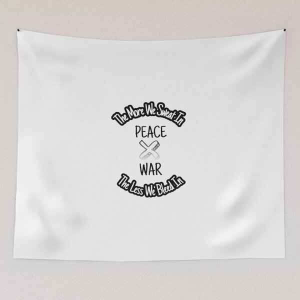 Item preview, The More We Sweat In Peace, The Less We Bleed In War designed and sold by KHOS.