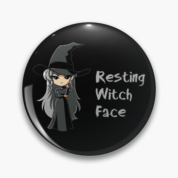Item preview, Resting witch face designed and sold by GeekyFandomLovr.