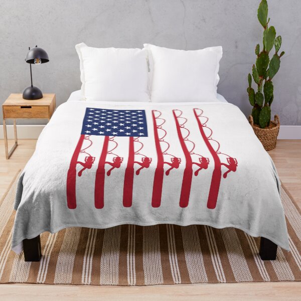 Item preview, Fathers Day Fishing flag Funny Dad Fishing USA American flag designed and sold by clothesy7.