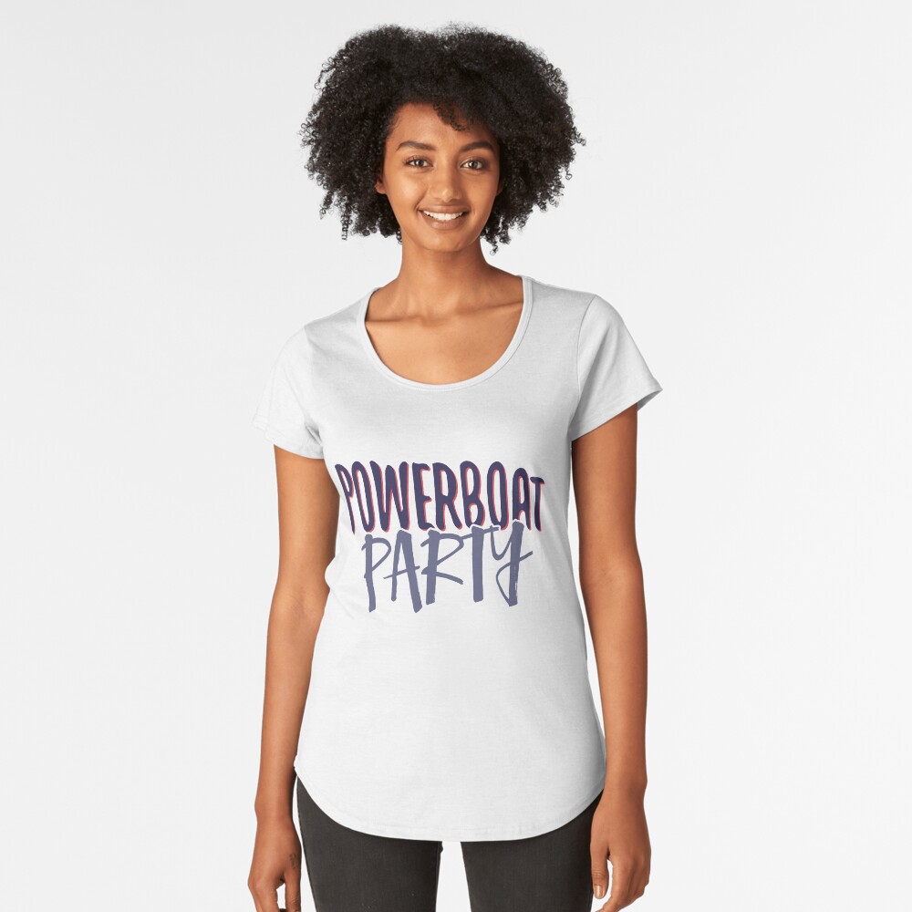 Item preview, Premium Scoop T-Shirt designed and sold by powerboatparty.