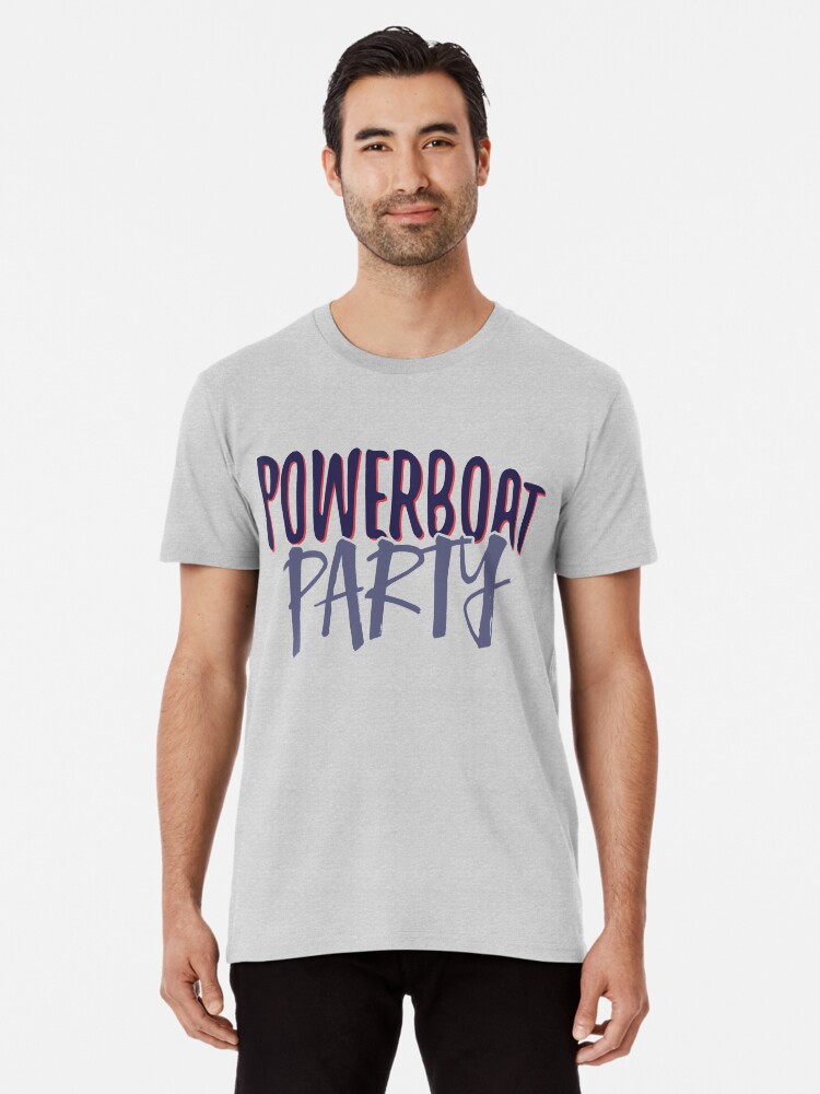 Thumbnail 1 of 6, Premium T-Shirt, Powerboat Party Lifestyle Clothing [LOGO V.1] designed and sold by Powerboat Party.