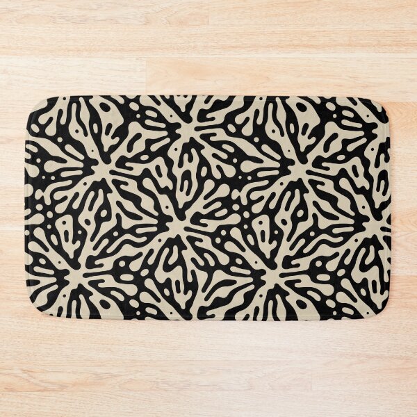 Item preview, Organic Matter, Black and Beige Abstract Print designed and sold by meggydesigns.