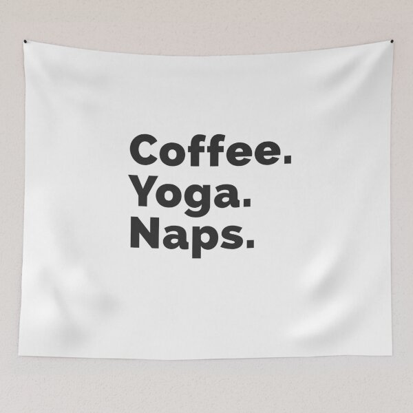 Item preview, Yoga cardio yoga coffee naps yoga lover  designed and sold by Tropical Blood.