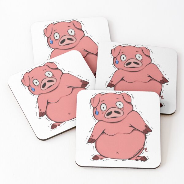 Item preview, anxiety pig designed and sold by LoonyLeandra.