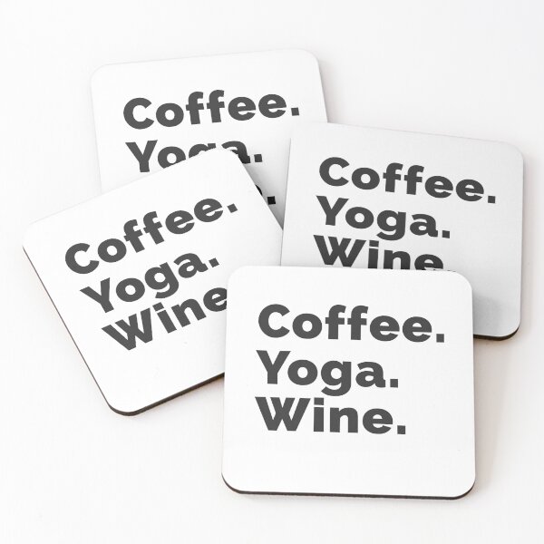 Item preview, Yoga cardio yoga coffee wine yoga lover  designed and sold by Tropical Blood.