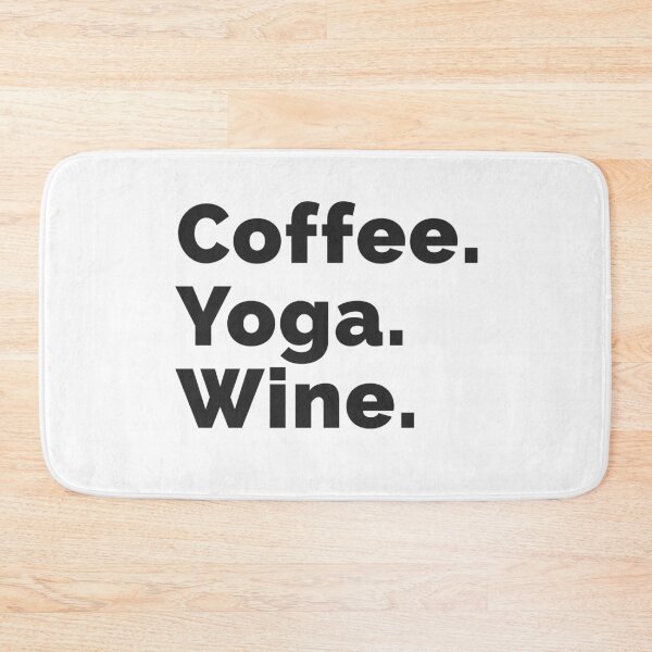 Item preview, Yoga cardio yoga coffee wine yoga lover  designed and sold by Tropical Blood.