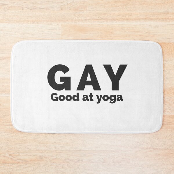 Item preview, Gay good at yoga yoga lover yoggy  designed and sold by Tropical Blood.