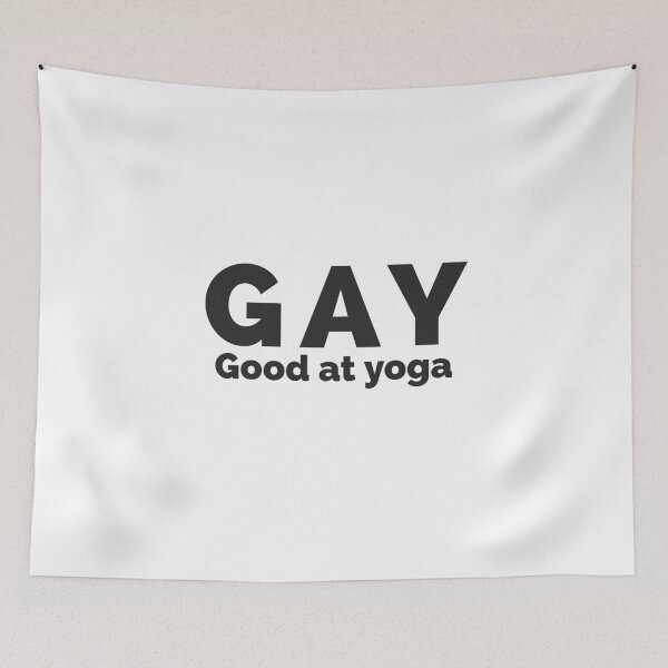 Item preview, Gay good at yoga yoga lover yoggy  designed and sold by Tropical Blood.