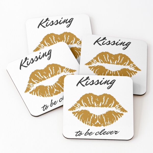 Item preview, Kissing to be Clever Gold designed and sold by kyds.