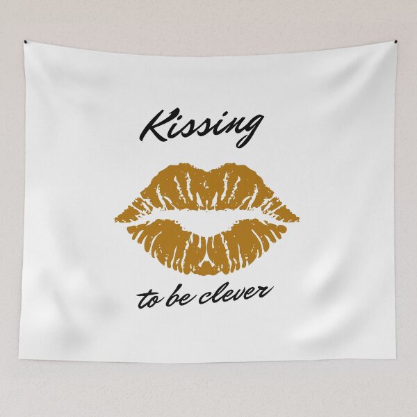 Item preview, Kissing to be Clever Gold designed and sold by kyds.