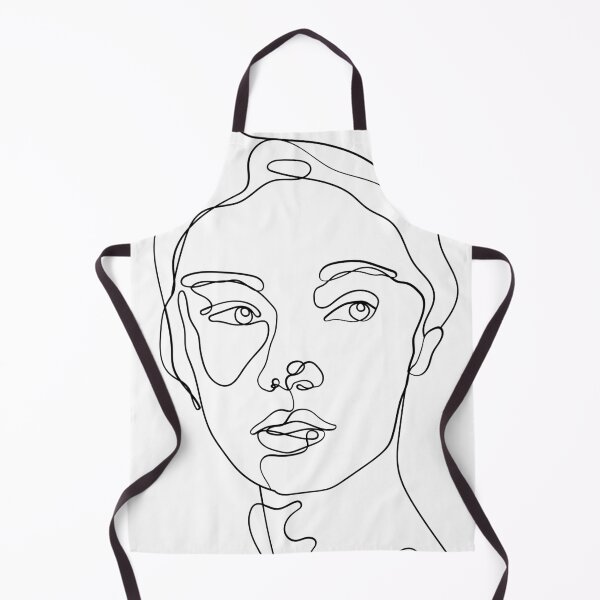 Item preview, One Line Female Face Drawing designed and sold by NaomiBalog.