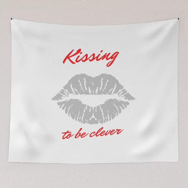 Item preview, Kissing to be Clever Zilver designed and sold by kyds.