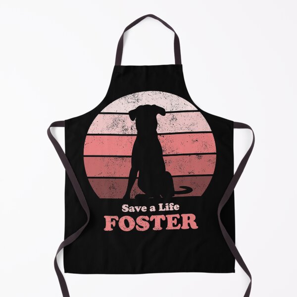 Item preview, Foster Dog Retro Sunset Pink designed and sold by MSwiftDesigns.