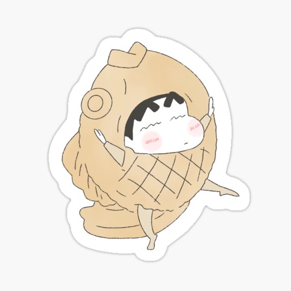 Taiyaki Wachsmalstift Shin Chan Sticker
