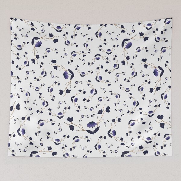 Item preview, Blue and Purple Petals designed and sold by SeasonalGrooves.