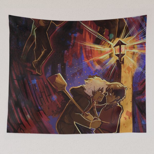 Item preview, NGE! Kaworu and Shinji falling VAMPIRE AU designed and sold by angsty-angst.