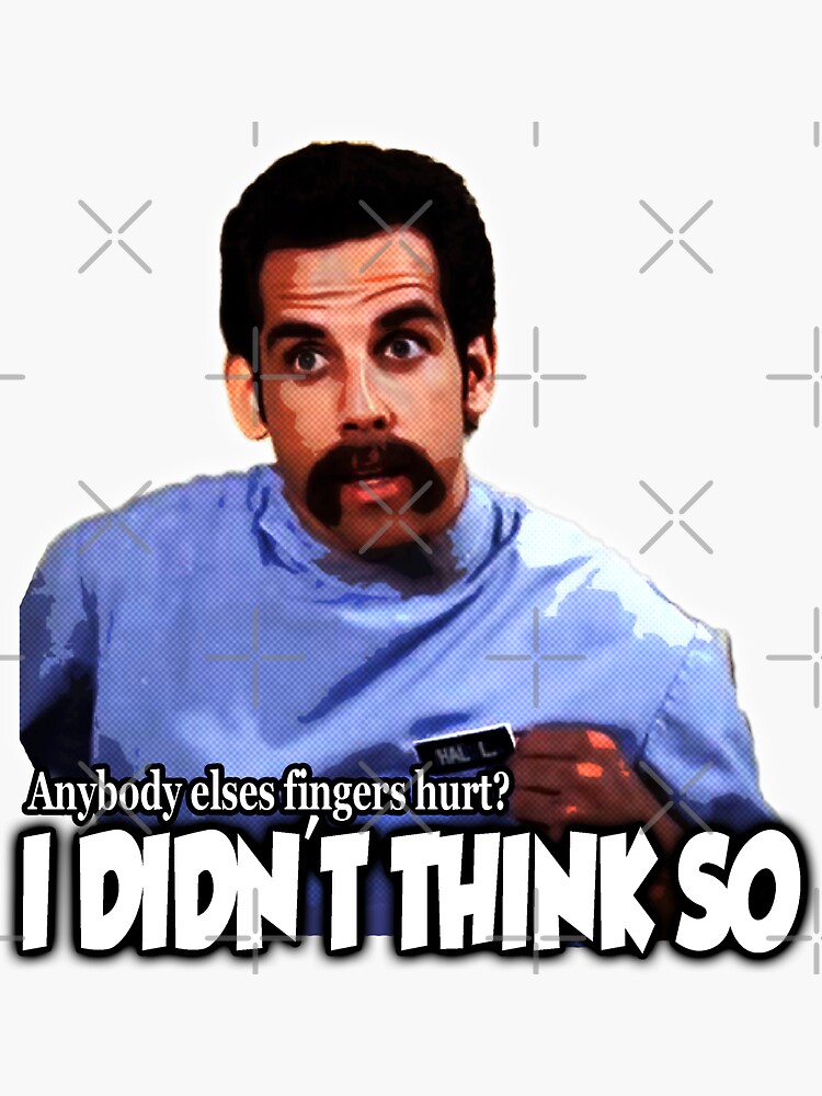 "Happy Gilmore Anyone else's fingers hurt?" Sticker by BoloSamoa75