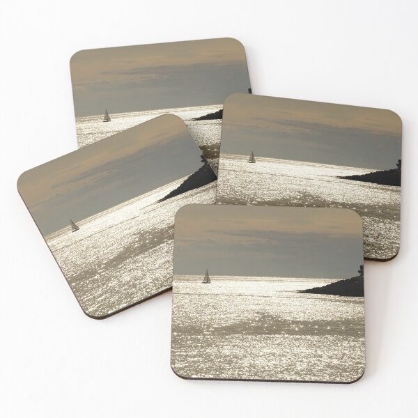 Item preview, Shiny Golden Seaside designed and sold by ALEX PHOTO DREAMS.