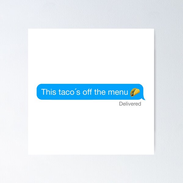 Item preview, This Tacos Off The Menu designed and sold by suver.