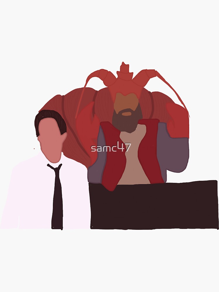 "Diner Lobster SNL Skit" Sticker by samc47 Redbubble