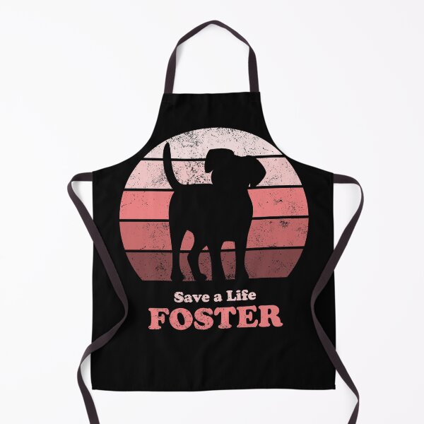 Item preview, Foster Dog Retro Sunset Pink designed and sold by MSwiftDesigns.