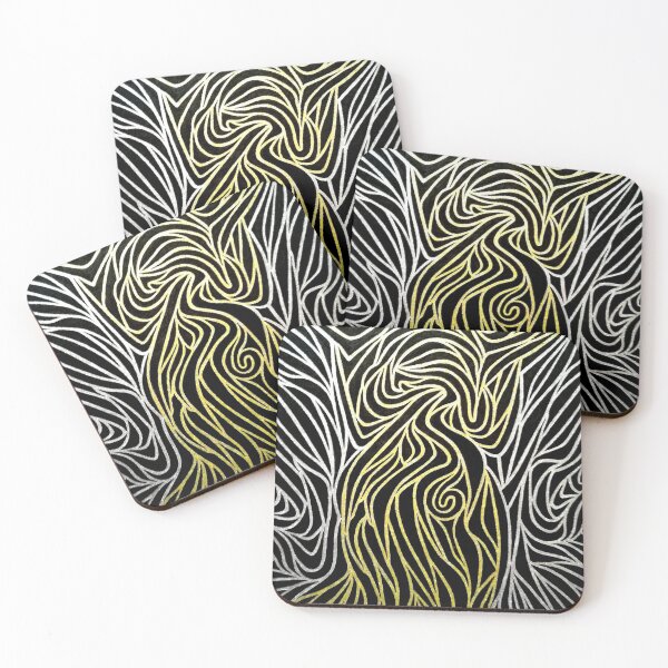 Item preview, Black, Silver and Gold Flame Artwork 1 designed and sold by Bladup.