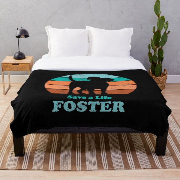 Artikelvorschau, Pflegehund Retro Sunset Teal / Orange entworfen und verkauft von MSwiftDesigns.