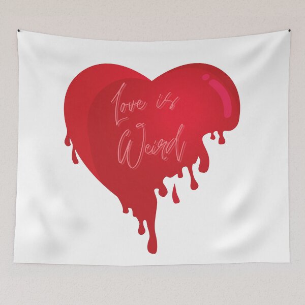 Item preview, Love is Weird Melting Heart designed and sold by ashcmille.