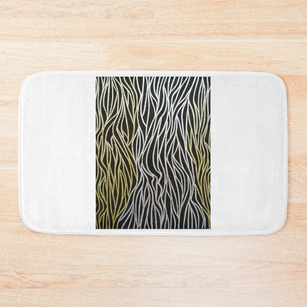Item preview, Black, Silver and Gold Flame Artwork 2 designed and sold by Bladup.