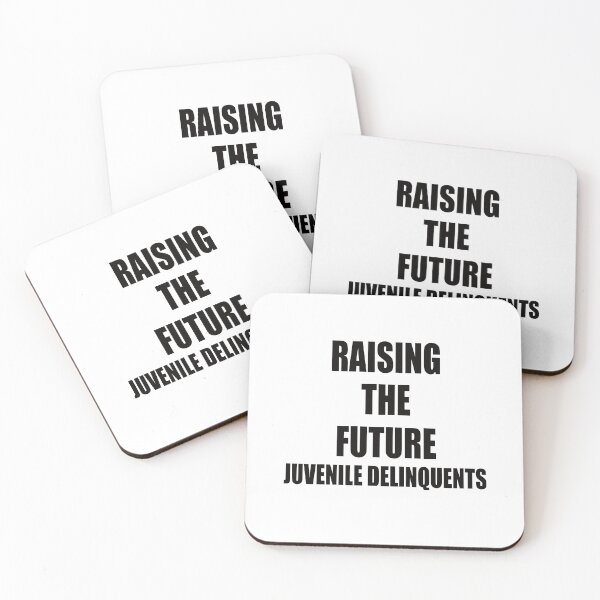 Item preview,  Raising The Future Juvenile Delinquents. Humorous Gag Print.  designed and sold by luvmhykdesigns.