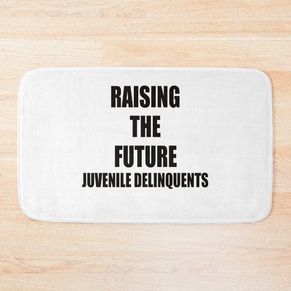 Item preview,  Raising The Future Juvenile Delinquents. Humorous Gag Print.  designed and sold by luvmhykdesigns.