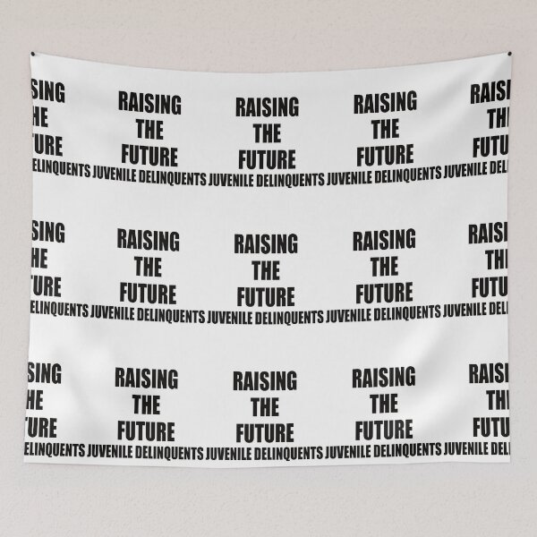 Item preview,  Raising The Future Juvenile Delinquents. Humorous Gag Print.  designed and sold by luvmhykdesigns.