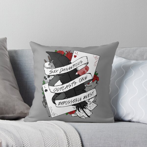 Six Dangerous Outcasts. One Impossible Heist | Six of Crows Throw Pillow