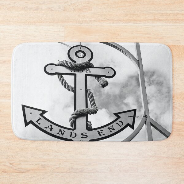 Item preview, Beach anchor black & white designed and sold by fujinoart.