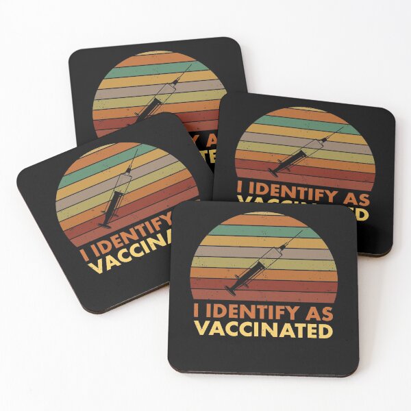 Item preview, I Identify As Vaccinated Pro Vaccination Vax designed and sold by elderberry.