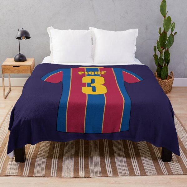 Item preview, Barcelona football jersey number 3 designed and sold by Justtrendytees.