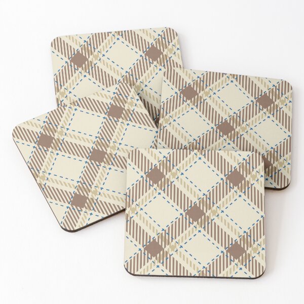 Item preview, Coffee break - brown plaid pattern designed and sold by FunnyChameleon.