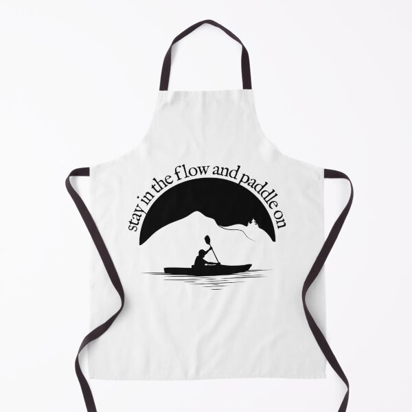 Item preview, Kayaking - Stay In The Flow And Paddle On - BW - 04 designed and sold by serenaking.